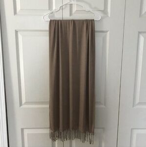 Pashmina scarf tan/beige